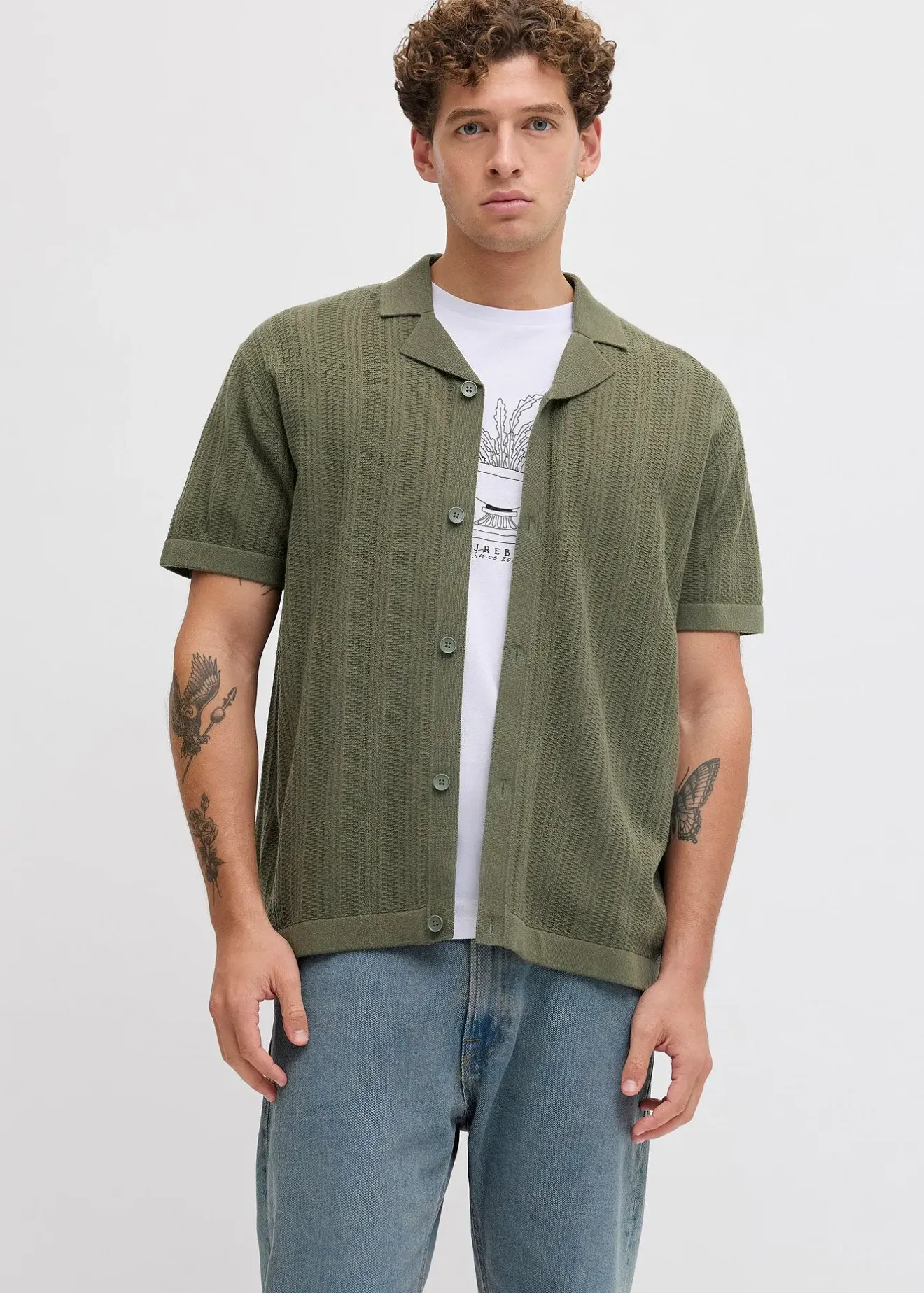 JJ REBEL Polo en maille|Homme Pulls & Gilets