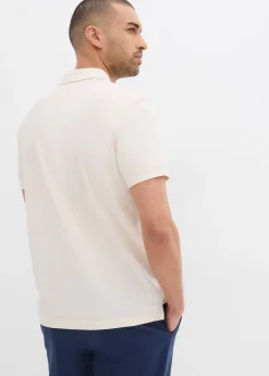 Homme bonprix T-Shirts & Polos|Polo en maille piquée 100% coton