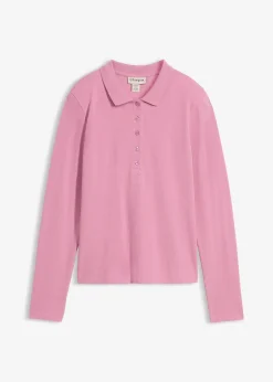 bonprix Polo en maille piquée 100% coton|Femme Basiques|T-Shirts & Tops