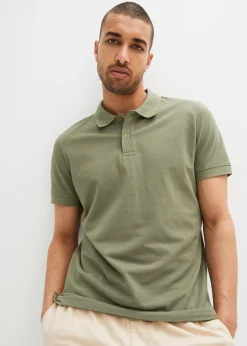 Homme bonprix T-Shirts & Polos|Polo en maille piquée 100% coton