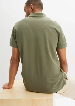 Homme bonprix T-Shirts & Polos|Polo en maille piquée 100% coton