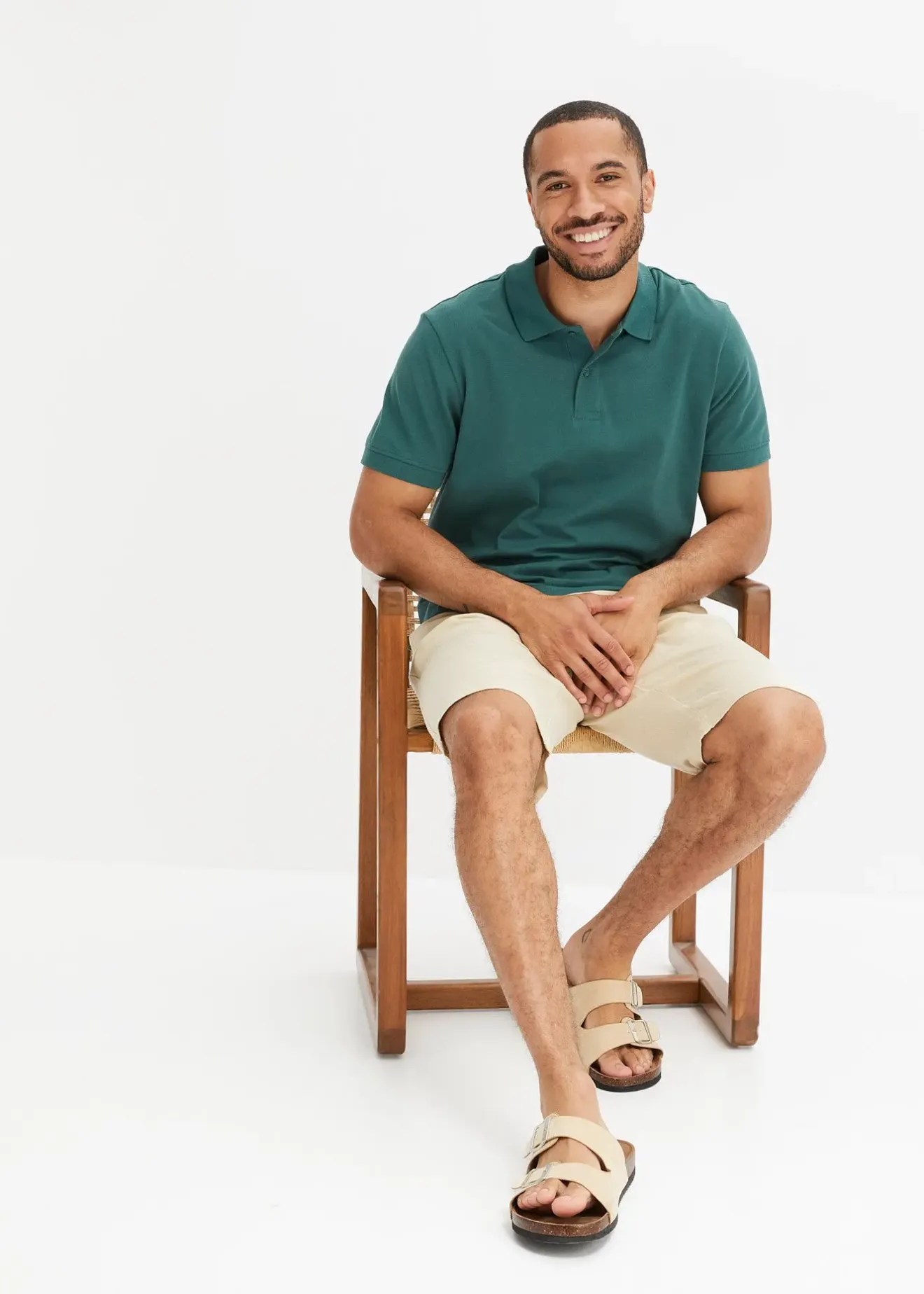 bonprix Polo en maille piquée 100% coton|Homme T-Shirts & Polos