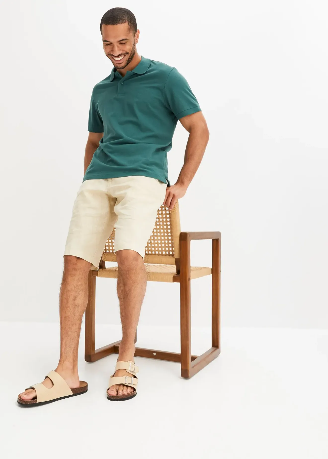 bonprix Polo en maille piquée 100% coton|Homme T-Shirts & Polos