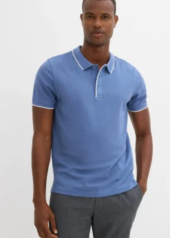 bonprix Polo en maille piquée, 100% coton|Homme T-Shirts & Polos