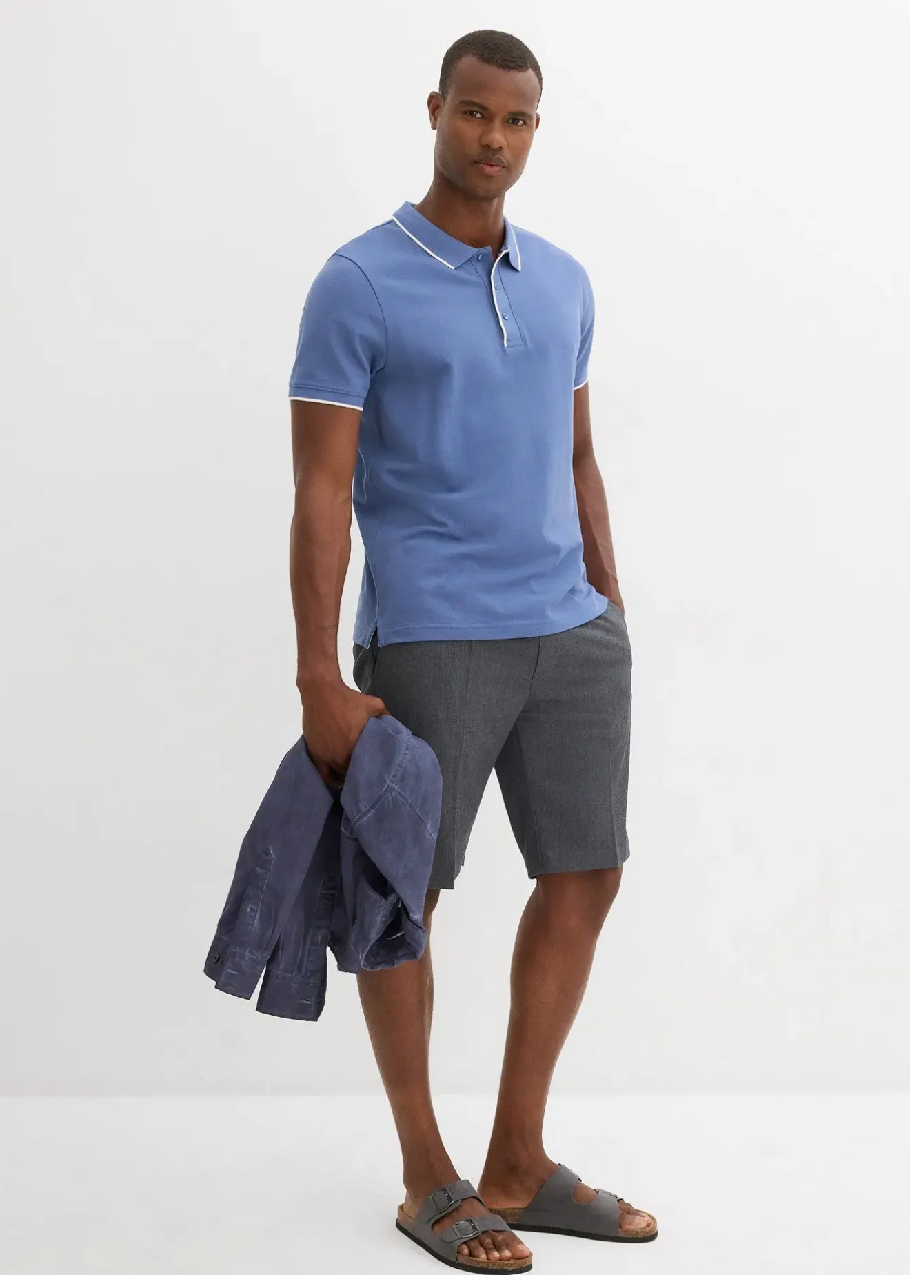 bonprix Polo en maille piquée, 100% coton|Homme T-Shirts & Polos