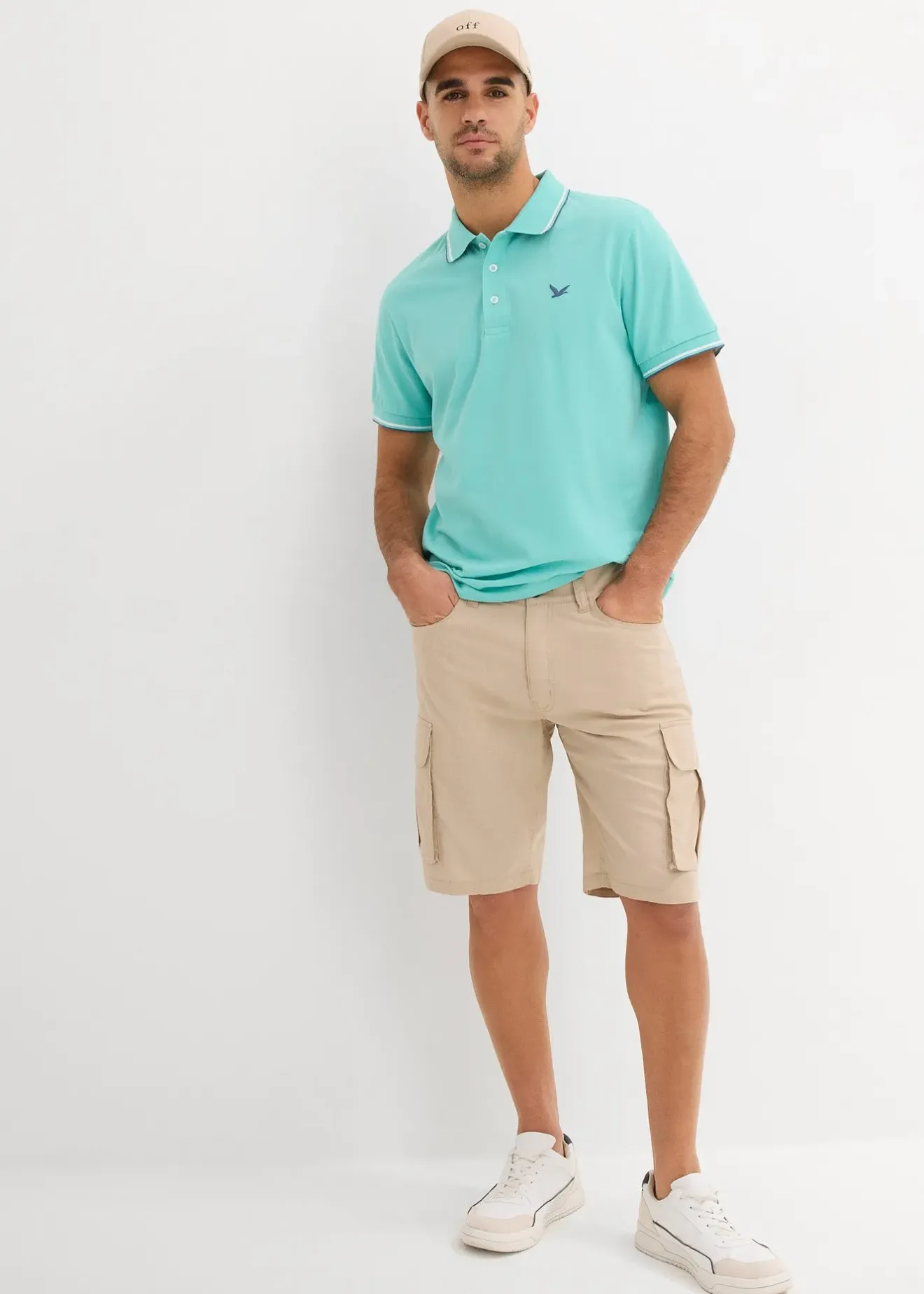 bonprix Polo en maille piquée 100% coton|Homme T-Shirts & Polos