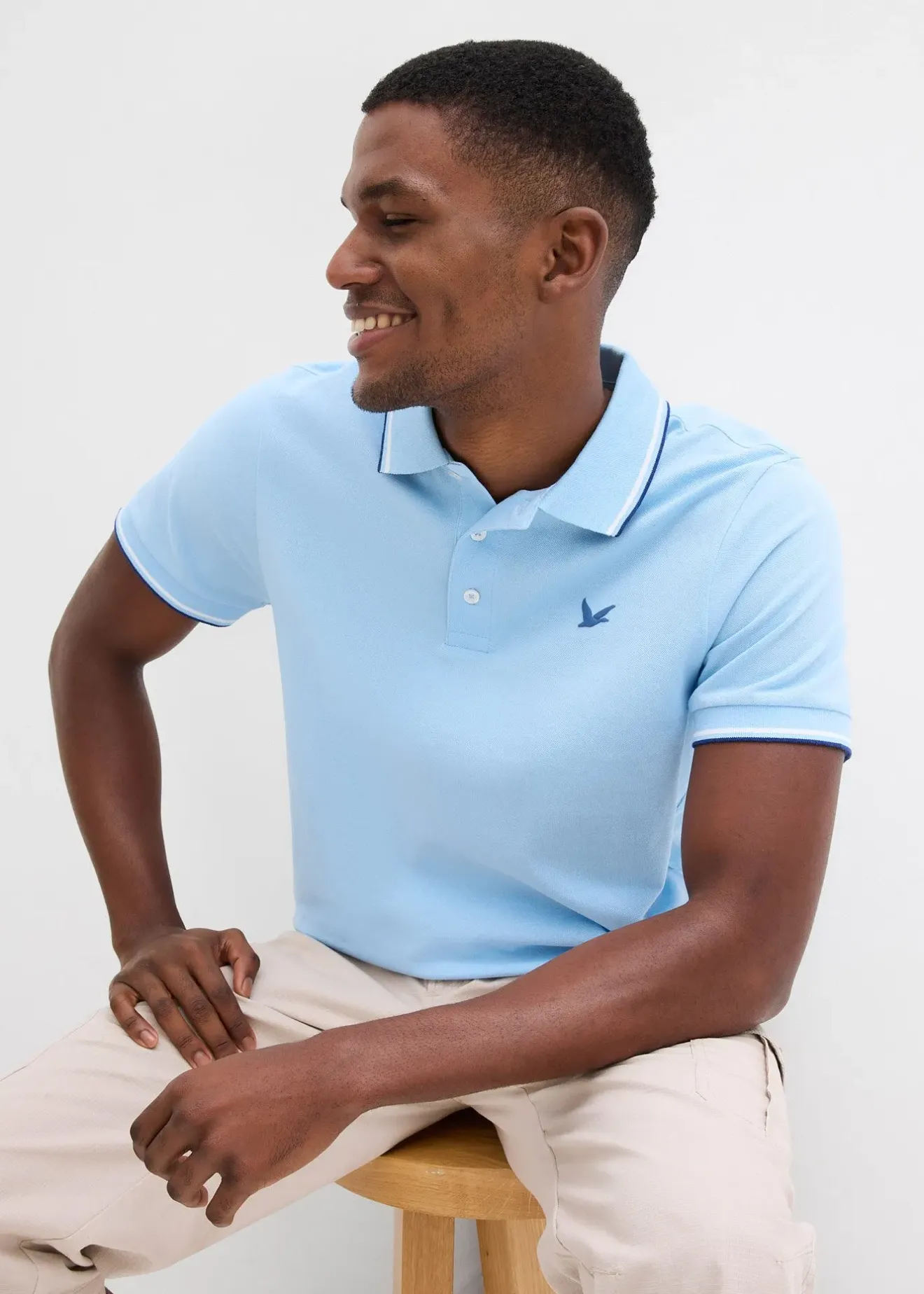 Homme bonprix T-Shirts & Polos|Polo en maille piquée 100% coton