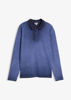 Homme bonprix T-Shirts & Polos|Polo manches longues en maille piquée robuste