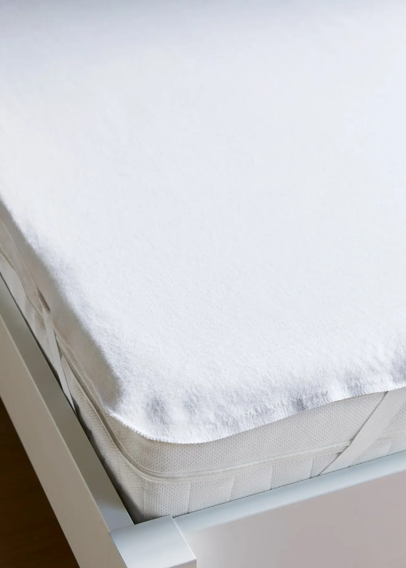 bonprix Chambre À Coucher·Draps & Protège-Matelas|Draps & Protège-Matelas|Protège-matelas en coton gratté 2 faces avec élastiques