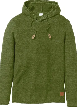 Homme bonprix Pulls & Gilets|Pull à capuche en fine maille