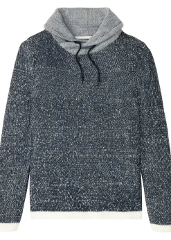 bonprix Pull à col châle et détails contrastants|Homme Pulls & Gilets