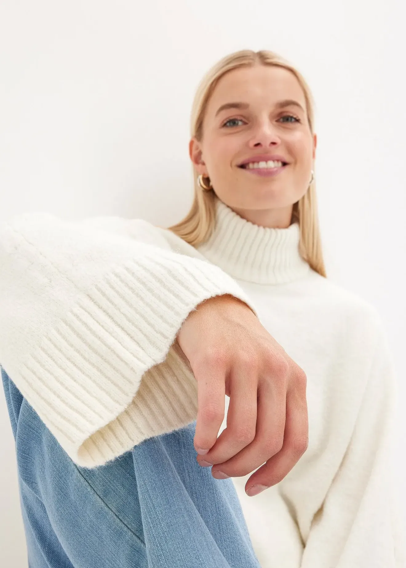 bonprix Pull à col montant|Femme Maille|Pulls & Gilets