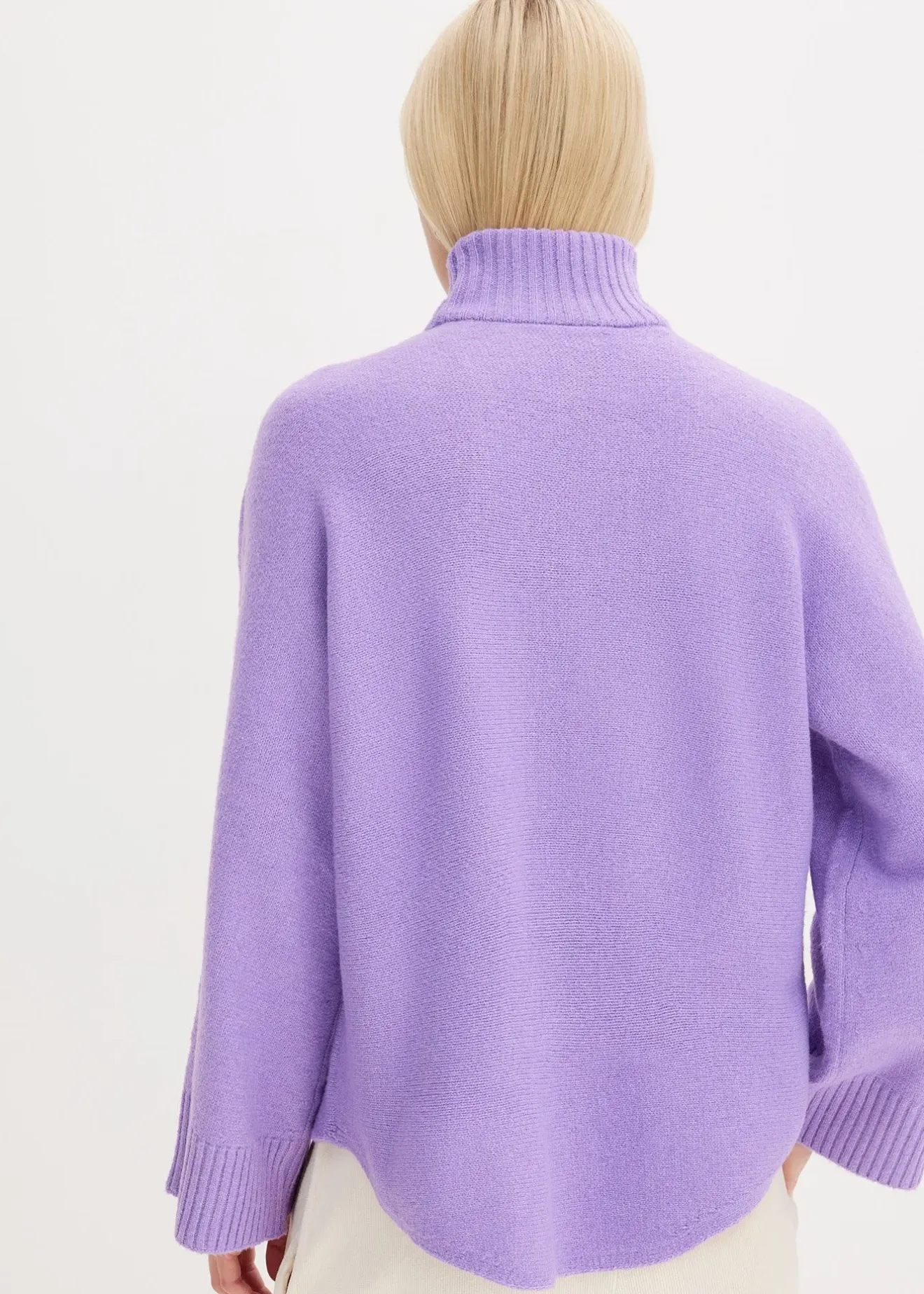 Femme bonprix Maille|Pulls & Gilets|Pull à col montant