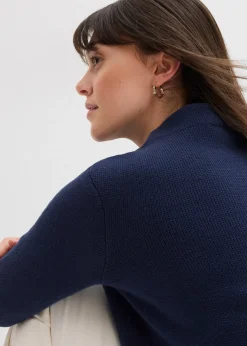 bonprix Pull à col montant|Femme Maille|Basiques