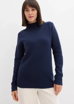 bonprix Pull à col montant|Femme Maille|Basiques