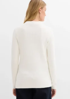 bonprix Pull à col montant|Femme Maille|Basiques