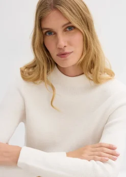 bonprix Pull à col montant|Femme Maille|Basiques