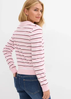 bonprix Pull à col polo|Femme Maille|Pulls & Gilets