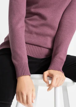 Femme bonprix Maille|Pulls & Gilets|Pull à col roulé