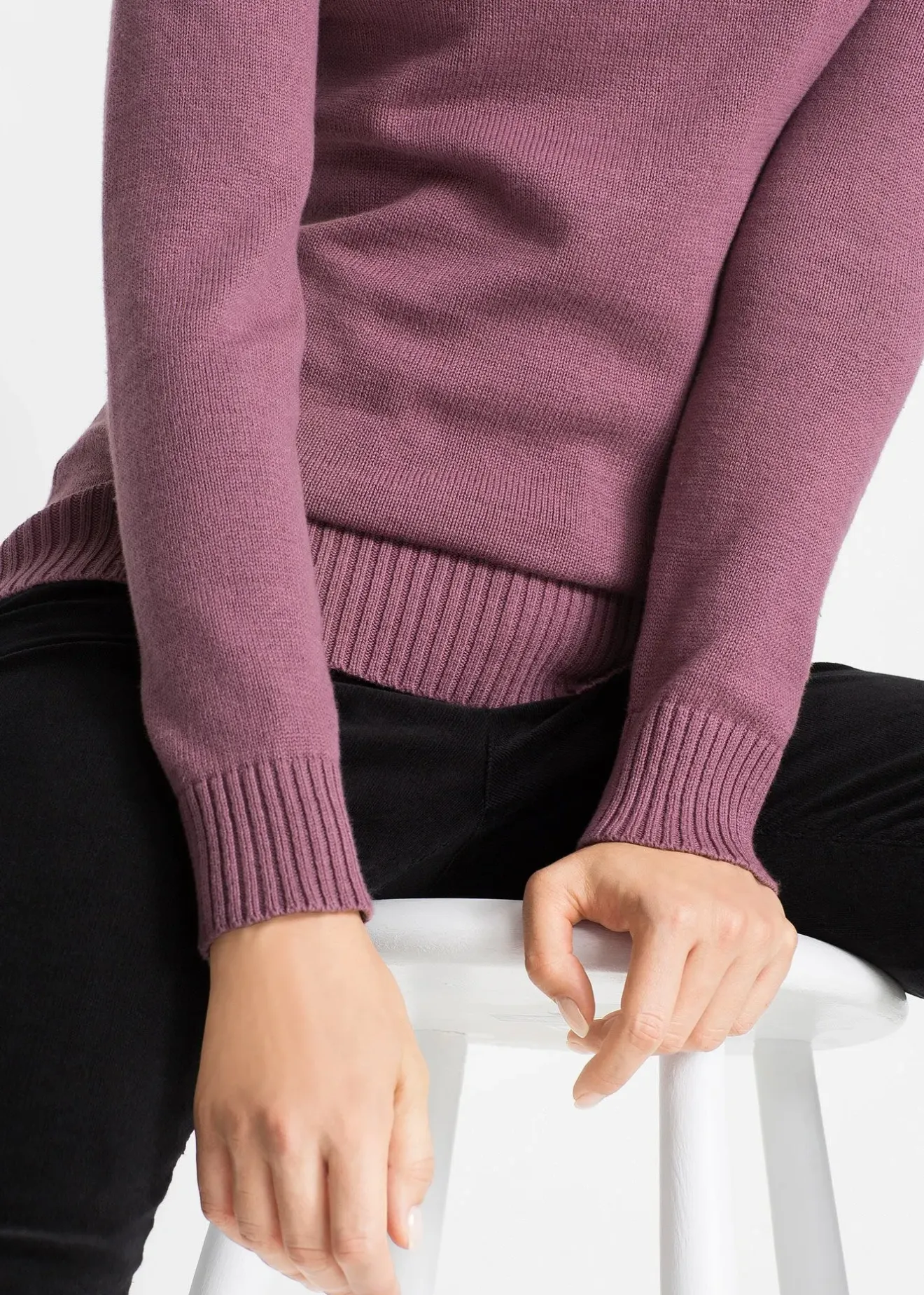 Femme bonprix Maille|Pulls & Gilets|Pull à col roulé