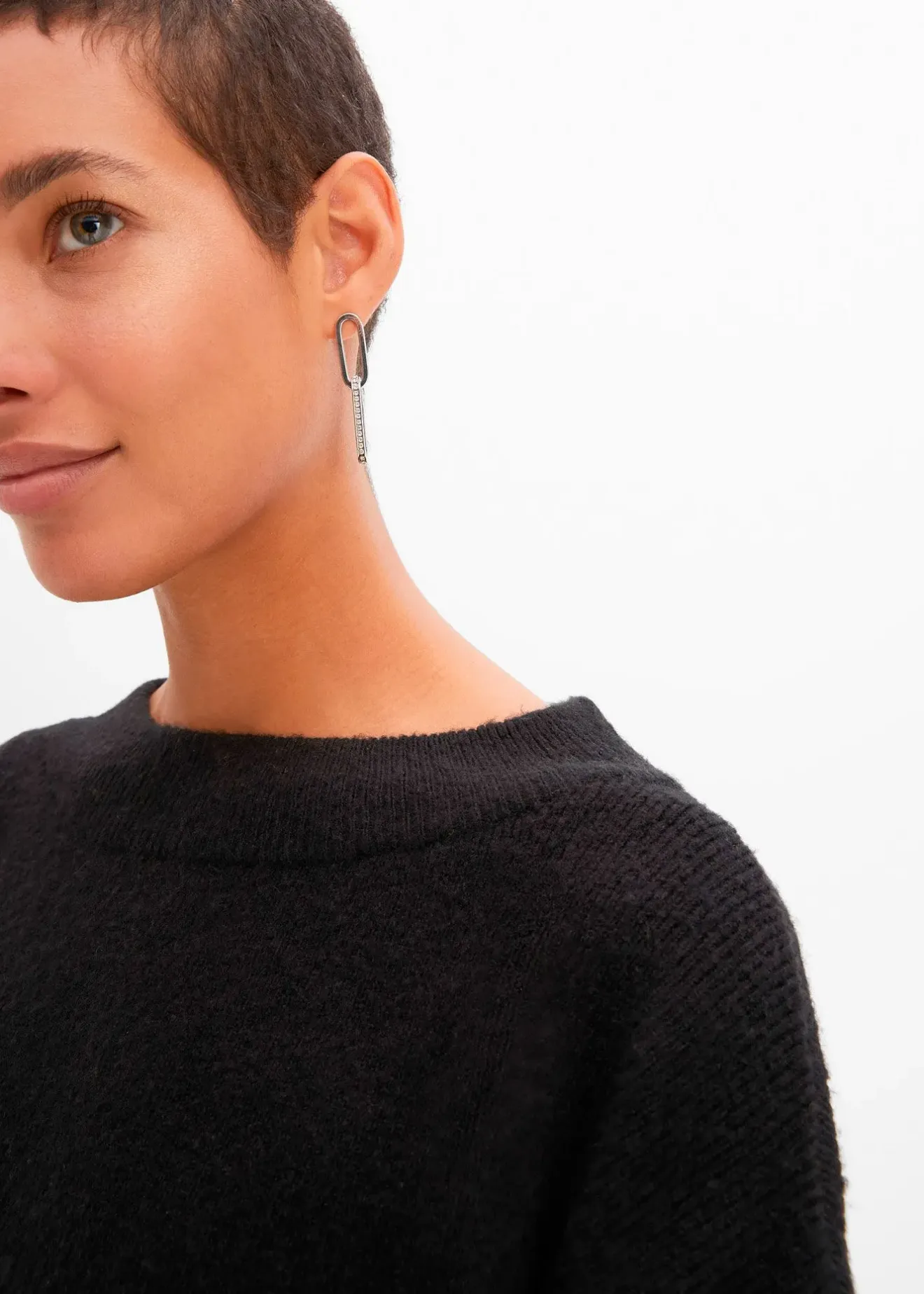 bonprix Pull à manches ballon|Femme Maille|Pulls & Gilets