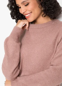 bonprix Pull à manches ballon|Femme Maille|Pulls & Gilets