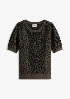 bonprix Pull à manches ballon|Femme Maille|Pulls & Gilets