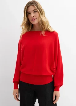 bonprix Pull à manches chauve-souris|Femme Maille|Pulls & Gilets