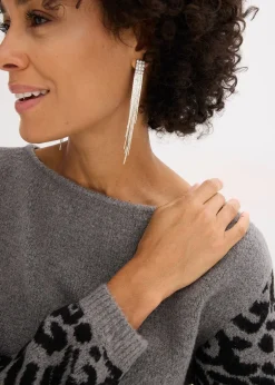 bonprix Pull à motif léopard|Femme Maille|Pulls & Gilets