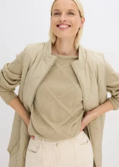 bonprix Pull à motif torsadé horizontal|Femme Maille|Pulls & Gilets