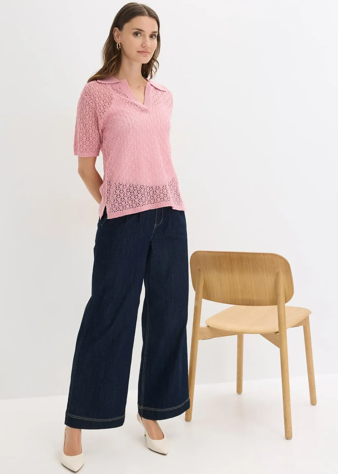 bonprix Pull ajouré|Femme Maille|Pulls & Gilets