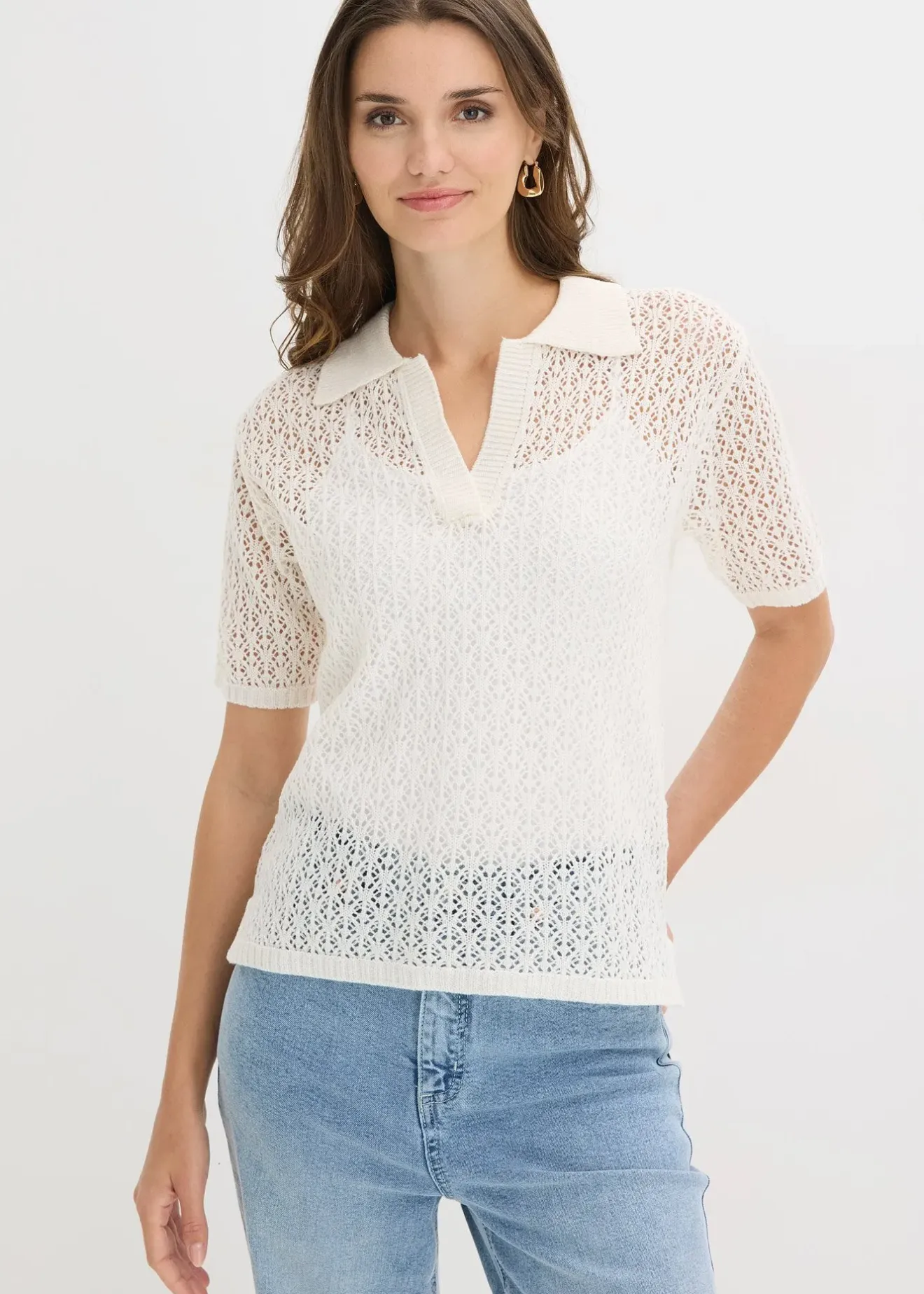 Femme bonprix Maille|Pulls & Gilets|Pull ajouré