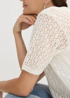 Femme bonprix Maille|Pulls & Gilets|Pull ajouré