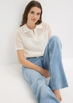 Femme bonprix Maille|Pulls & Gilets|Pull ajouré