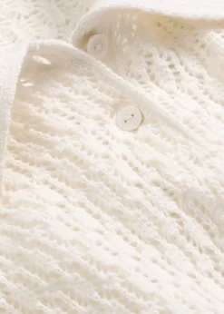 bonprix Pull ajouré 100% coton|Femme Maille|T-Shirts & Tops