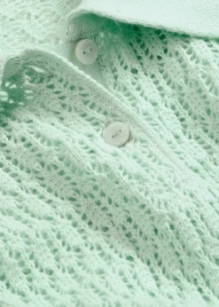 Femme bonprix Maille|T-Shirts & Tops|Pull ajouré 100% coton