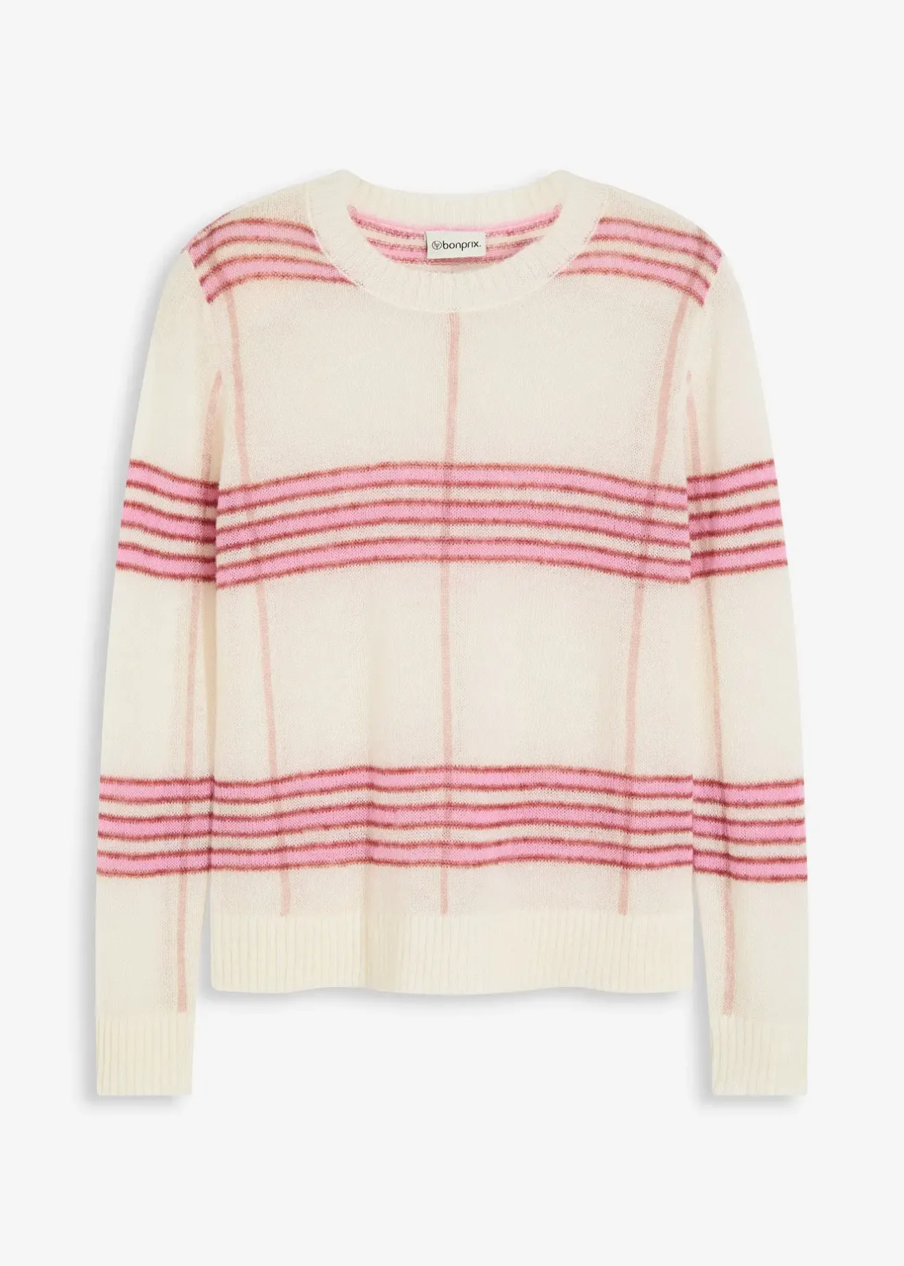 bonprix Pull ajouré avec laine et alpaga|Femme Maille|Pulls & Gilets