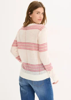 bonprix Pull ajouré avec laine et alpaga|Femme Maille|Pulls & Gilets