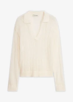 Femme bonprix Maille|Pulls & Gilets|Pull ajouré doux