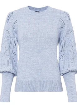 bonprix Pull aux manches ajourées|Femme Maille|Pulls & Gilets