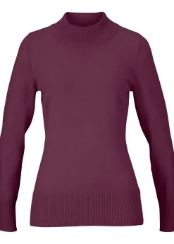 bonprix Pull basique à col montant|Femme Maille|Basiques