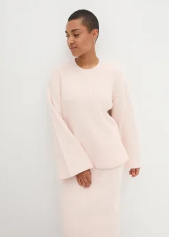 bonprix Pull boxy en maille côtelée|Femme Maille|Pulls & Gilets