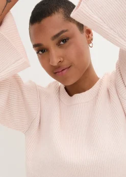 bonprix Pull boxy en maille côtelée|Femme Maille|Pulls & Gilets