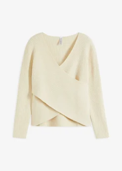 Femme bonprix Maille|Pulls & Gilets|Pull cache-cœur