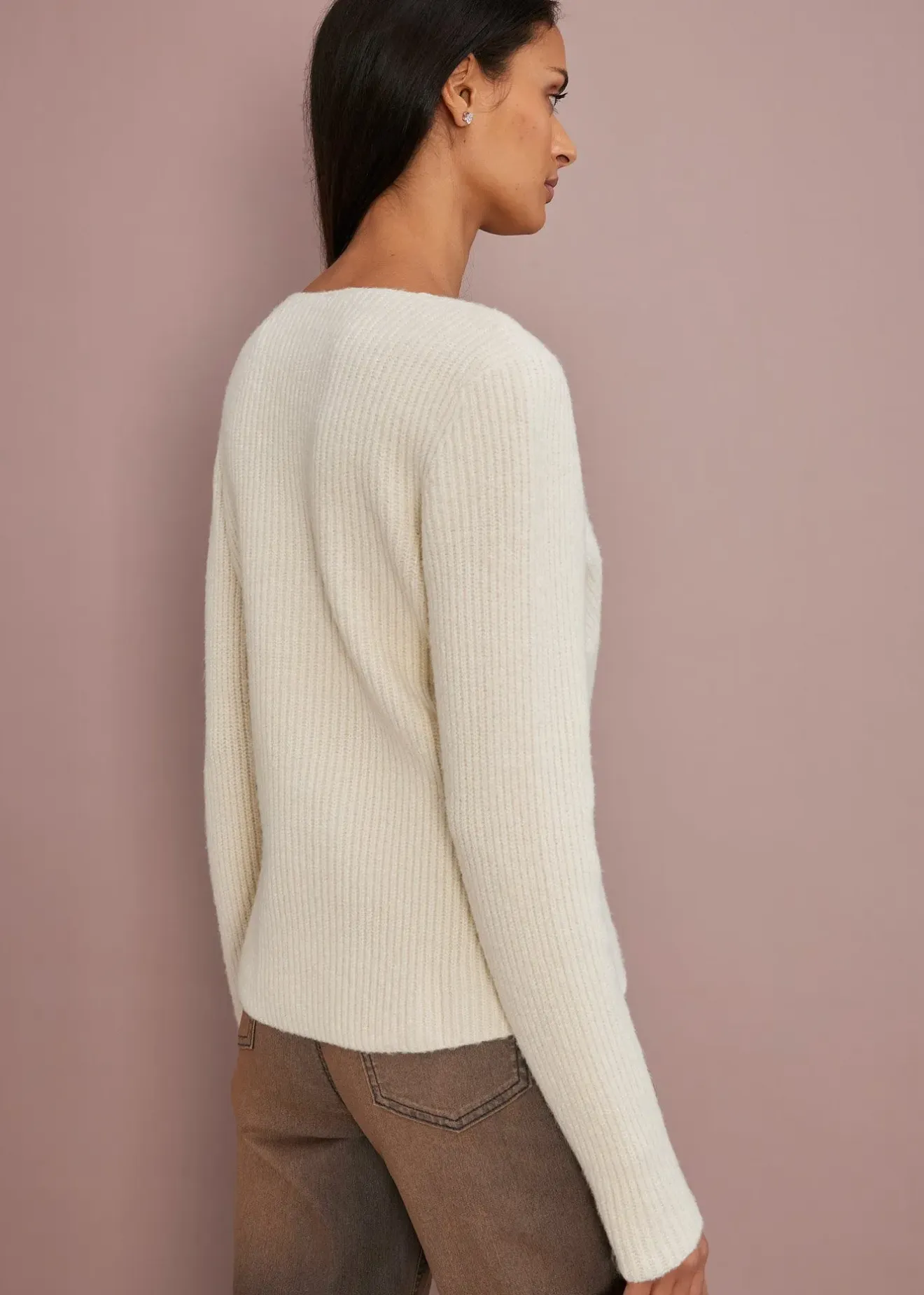 Femme bonprix Maille|Pulls & Gilets|Pull cache-cœur