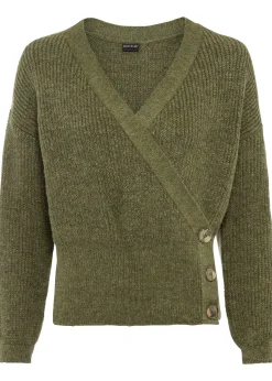 bonprix Pull cache-cœur oversize|Femme Maille|Pulls & Gilets