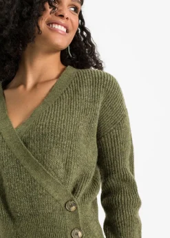 bonprix Pull cache-cœur oversize|Femme Maille|Pulls & Gilets