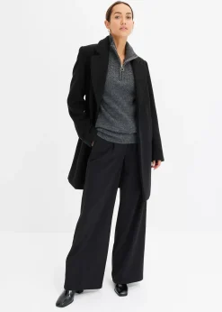 Femme bonprix Pulls & Gilets|Pull camionneur à motif ajouré