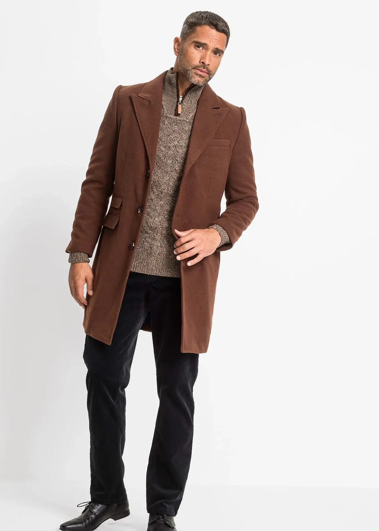 bonprix Pull camionneur à torsades|Homme Pulls & Gilets