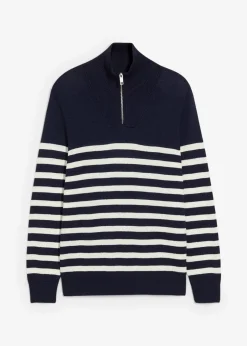 bonprix Pull camionneur doux en coton mélangé|Homme Pulls & Gilets